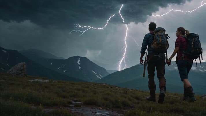 Aká je pravdepodobnosť, že vás zasiahne blesk, a ako zostať v horách v bezpečí?